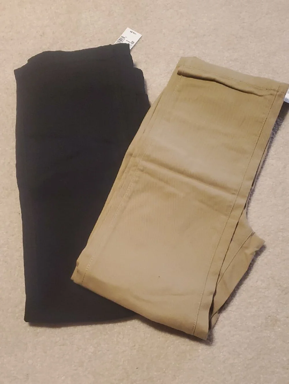 The Children's Place Boys Pull-On Pants - Black and Khaki
